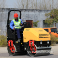 Rodillos de camino hidráulicos de vibración de tambor doble de 2 toneladas